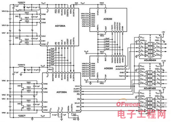 全隔離式鋰離子電池監(jiān)控和保護系統(tǒng)